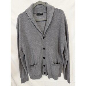 Kallspin Mens Cardigan Wool Blend Eclectic Grandpacore Preppy Academia Size XXL